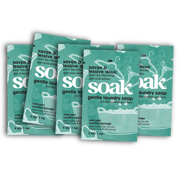 soak wash sample packets — Weaver House